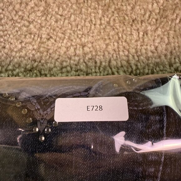 D Jeans Womens Size 12 Blue Denim Stretch Capri Mid Rise 34x19 E728 - Picture 11 of 11